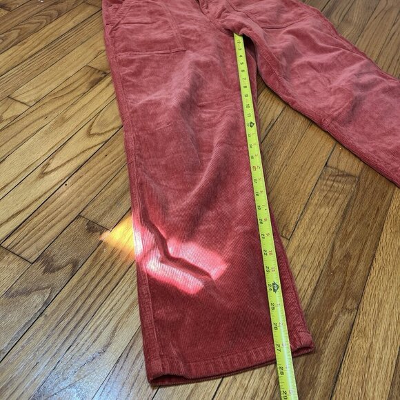 Pilcro Anthropologie NWT The Wanderer Relaxed-Leg Corduroy Pants in‎ Red - Picture 8 of 10
